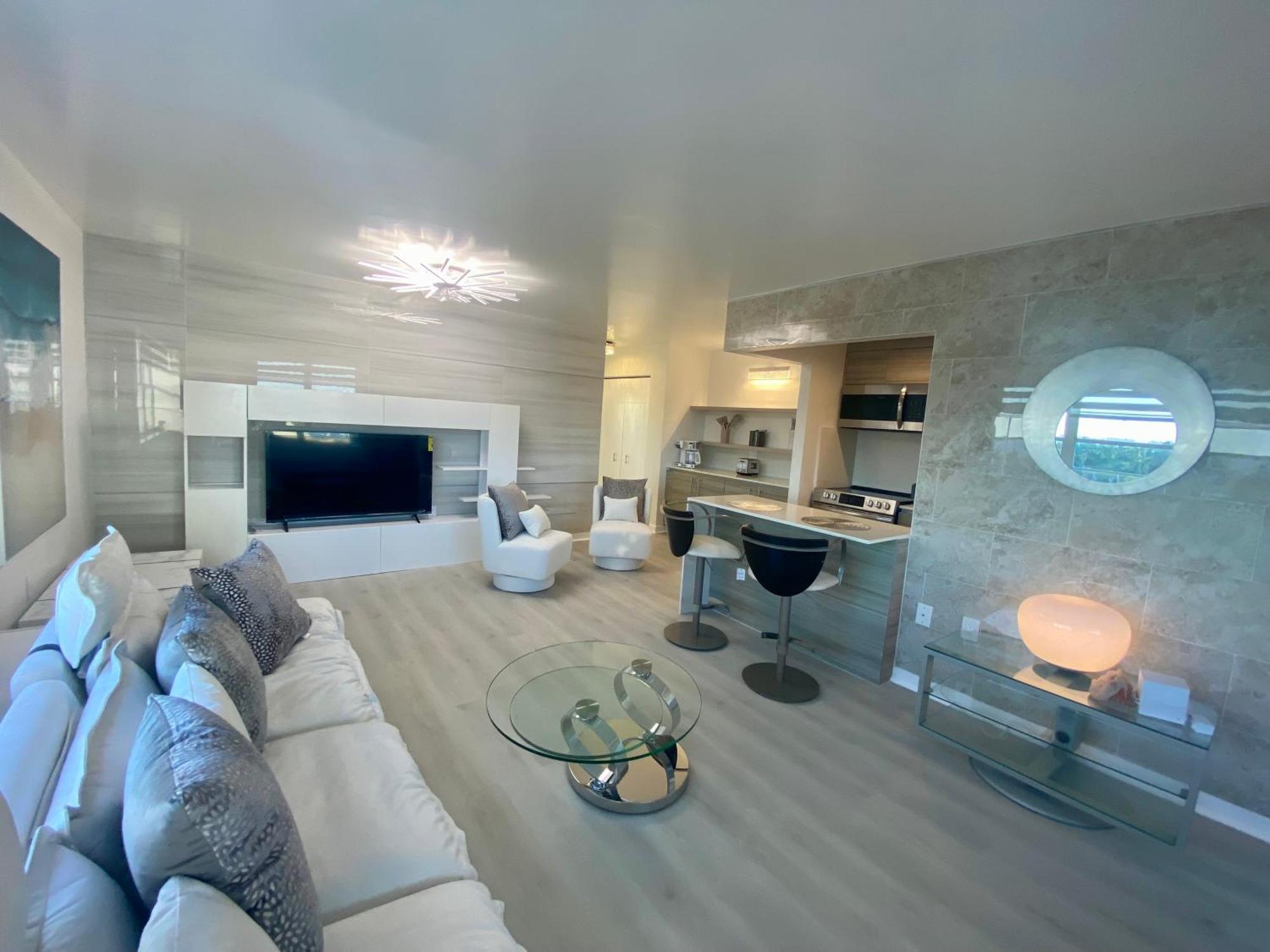 Panoramic Luxurious Waterfront One Bedroom Apartment With Miami Skyline View Free Parking 5Min Drive To Miami Beach Ngoại thất bức ảnh
